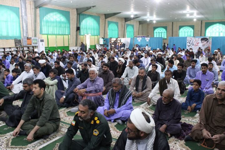تصاویر/ آیین عبادی سیاسی نماز جمعه شهرستان دلگان