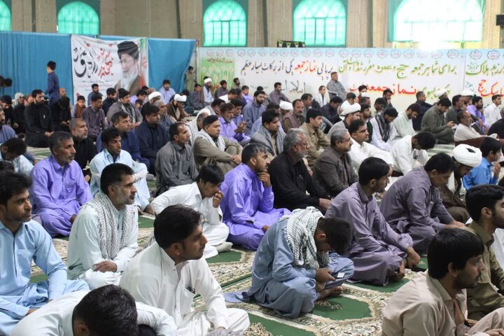 تصاویر/ آیین عبادی سیاسی نماز جمعه شهرستان دلگان