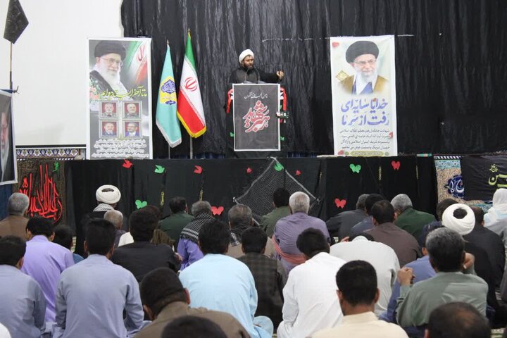 تصاویر/ آیین عبادی سیاسی نماز جمعه شهرستان دلگان