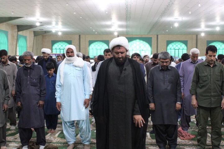 تصاویر/ آیین عبادی سیاسی نماز جمعه شهرستان دلگان
