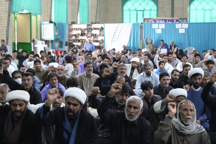 تصاویر/ آیین عبادی سیاسی نماز جمعه شهرستان دلگان