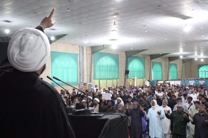 تصاویر/ آیین عبادی سیاسی نماز جمعه شهرستان دلگان