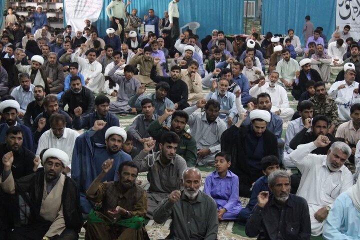 تصاویر/ آیین عبادی سیاسی نماز جمعه شهرستان دلگان