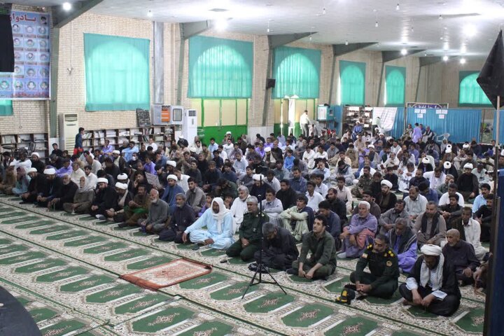 تصاویر/ آیین عبادی سیاسی نماز جمعه شهرستان دلگان
