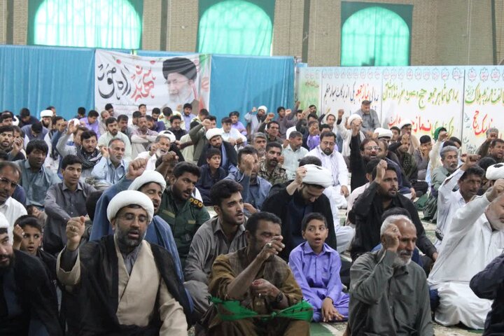 تصاویر/ آیین عبادی سیاسی نماز جمعه شهرستان دلگان