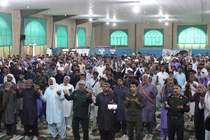 تصاویر/ آیین عبادی سیاسی نماز جمعه شهرستان دلگان
