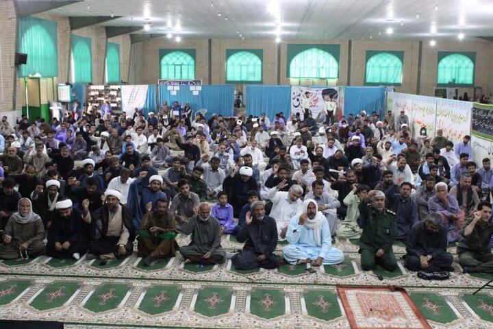 تصاویر/ آیین عبادی سیاسی نماز جمعه شهرستان دلگان