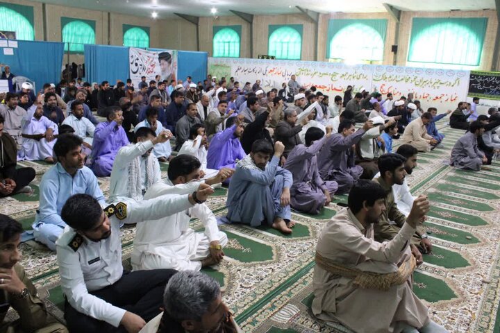 تصاویر/ آیین عبادی سیاسی نماز جمعه شهرستان دلگان
