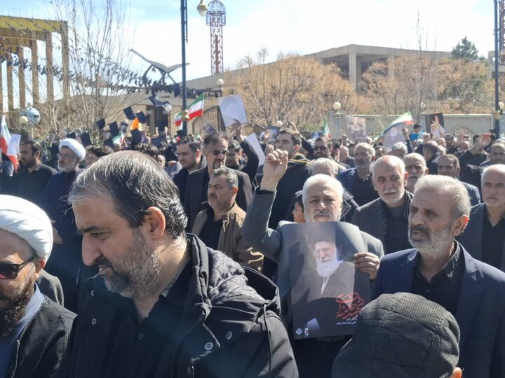 تصاویر/ راهپیمایی مردم کاشان پس از اقامه نماز جمعه امروز