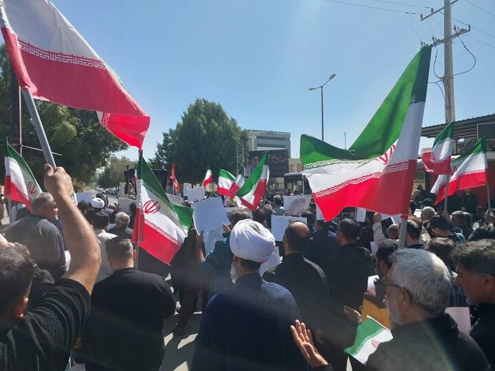 تصاویر/ راهپیمایی خون خواهی رهبر شهید انقلاب در بوشهر
