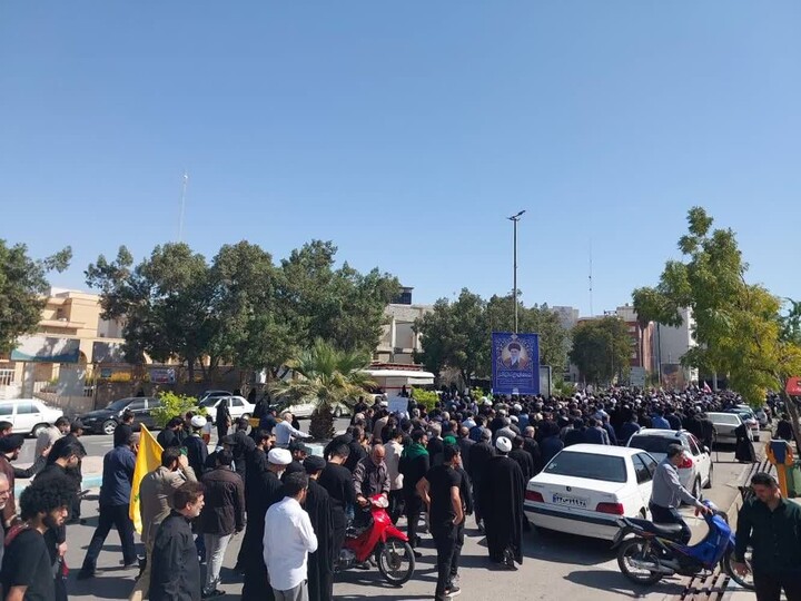 تصاویر/ راهپیمایی خون خواهی رهبر شهید انقلاب در بوشهر