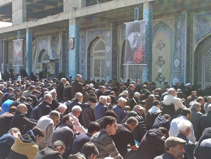 تصاویر/ نمازعبادی سیاسی جمعه کاشان