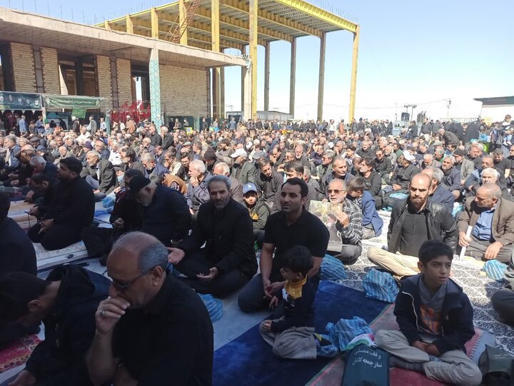 تصاویر/ نمازعبادی سیاسی جمعه کاشان