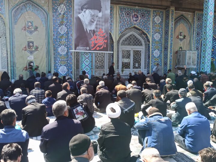 تصاویر/ نمازعبادی سیاسی جمعه کاشان