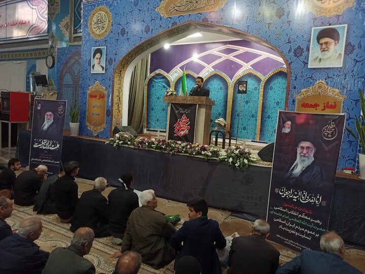 تصاویر/ نمازعبادی سیاسی جمعه کاشان