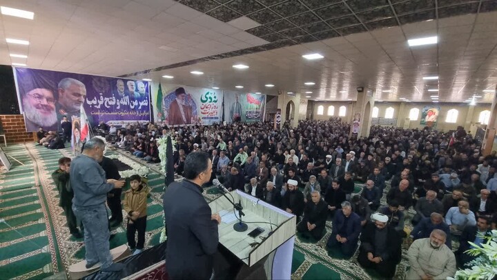 تصاویر/ راهپیمایی مردم گناوه در خون خواهی امام شهید