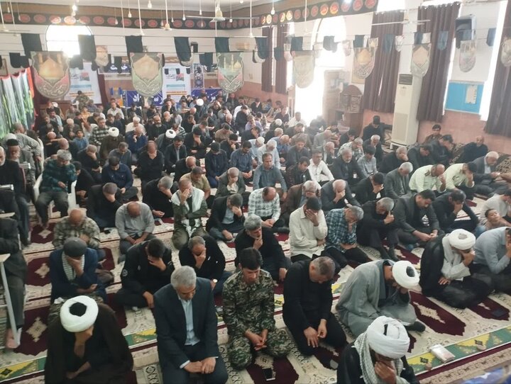 آیین عبادی سیاسی نمازجمعه امروز سعدآباد به روایت تصاویر