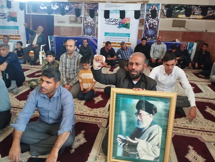 آیین عبادی سیاسی نمازجمعه امروز سعدآباد به روایت تصاویر