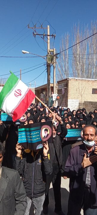 تصاویر/ راهپیمایی محکومیت جنایات بی سابقه آمریکا و رژیم صهیونیستی مردم جوشقان قالی