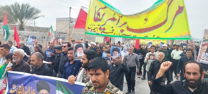 تصاویر/ راهپیمایی مردم نودژ در انتقام‌خواهی امام‌شهید