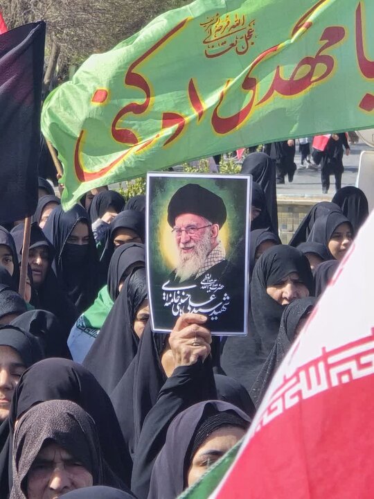 تصاویر/ شکوه حماسه بهابادی ها در هفتمین روز شهادت امام خامنه ای