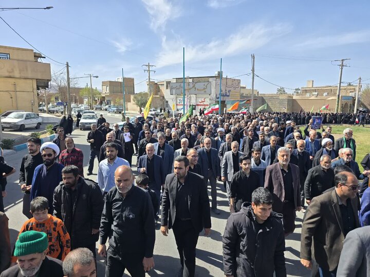 تصاویر/ شکوه حماسه بهابادی ها در هفتمین روز شهادت امام خامنه ای