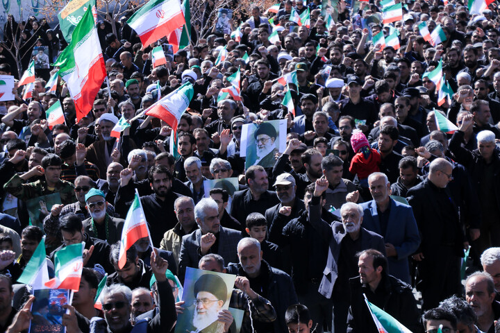 تصاویر| راهپیمایی محکومیت جنایات آمریکا و رژیم صهیونسیتی در بیرجند