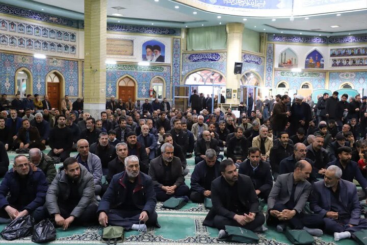 تصاویر/برگزاری مراسم بزرگداشت شهیدان والامقام "متین بیات و محمد حسین ترابی و سرهنگ احمد عابدی" در اراک