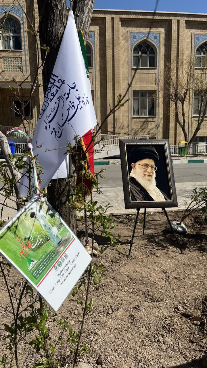روز درختکاری در جامعه الزهرا