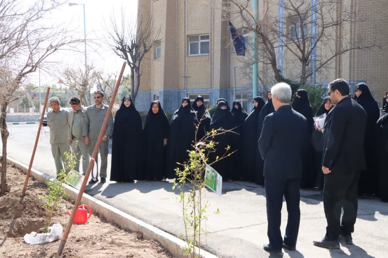 روز درختکاری در جامعه الزهرا