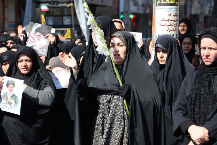 تصاویر / تشییع شهید مدافع وطن در شهر محمدیه قزوین