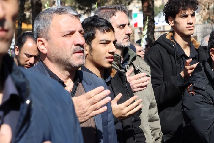 تصاویر / تشییع شهید مدافع وطن در شهر محمدیه قزوین