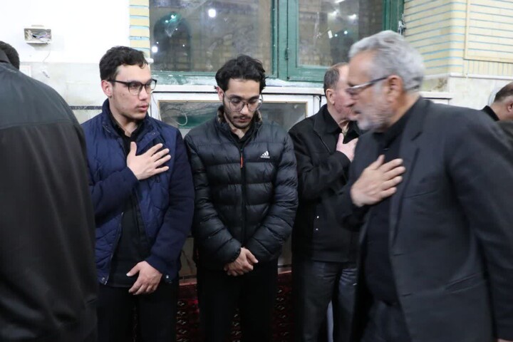 تصاویر/ مراسم بزرگداشت شهیدان محمد باصری و شایان تبریزی‌امجد در سمنان