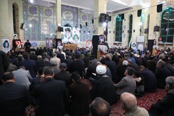 تصاویر/ مراسم بزرگداشت شهیدان محمد باصری و شایان تبریزی‌امجد در سمنان