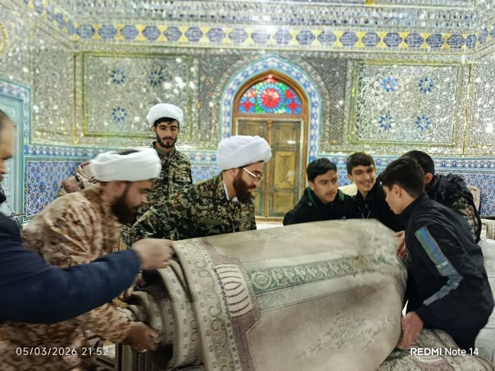 تصاویر/ آمادگی طلاب جهادی و بسیجی حوزه علمیه جعفریه شهرستان پیشوا برای خدمت به مردم شریف ایران اسلامی