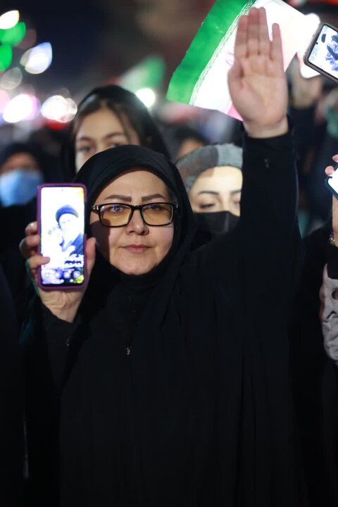 تصاویر / اجتماع بانوان شهر محمدیه ومهرگان قز وین در رثای  قائد امت