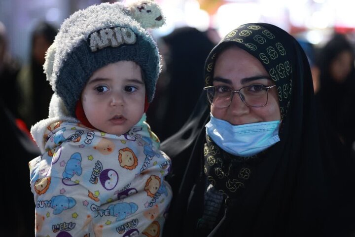 تصاویر / اجتماع بانوان شهر محمدیه ومهرگان قز وین در رثای  قائد امت