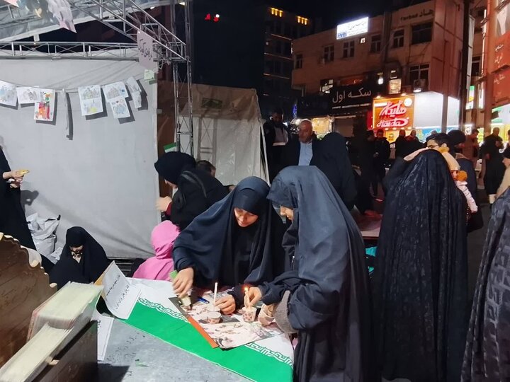 تصاویر / برپایی کارگاه کودک و نوجوان  با نام و یاد رهبر شهید میهن اسلامی