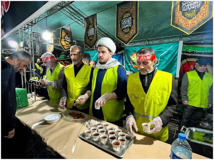 برپایی موکب عزاداری مدرسه علمیه امام خمینی (ره) گرگان به مناسبت شهادت قائد امت امام خامنه ای (ره)