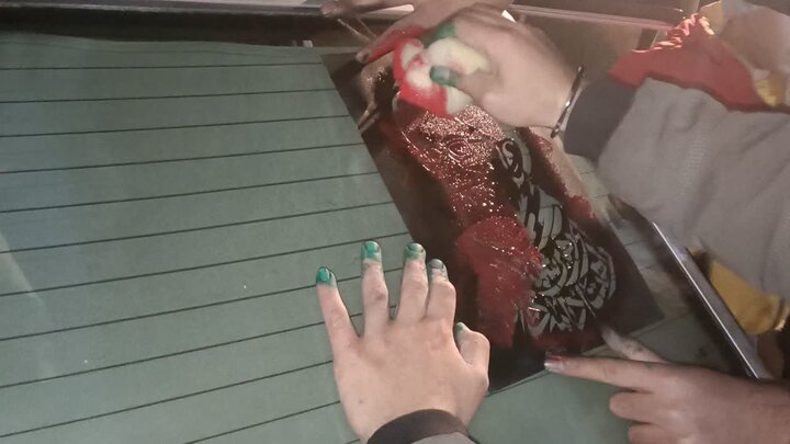 تصاویر/ راه اندازی موکب پذیرایی به همت مدرسه علمیه امام خمینی (ره) خوی