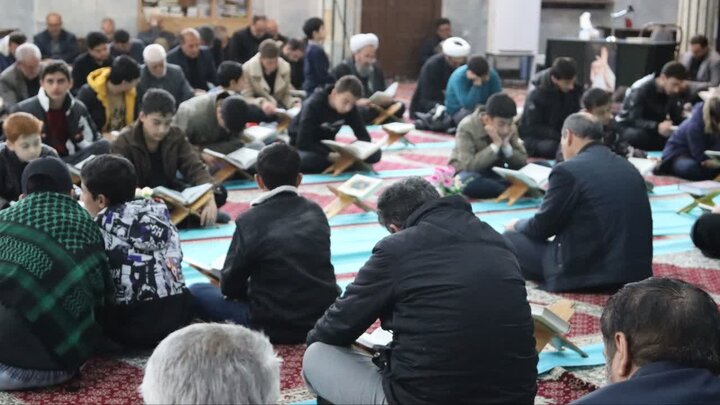 تصاویر/ مراسم جمع خوانی قرآن کریم در شهرستان شاهین دژ