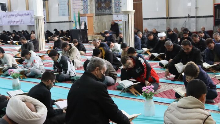 تصاویر/ مراسم جمع خوانی قرآن کریم در شهرستان شاهین دژ
