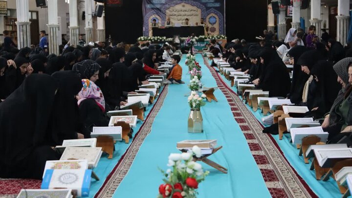 تصاویر/ مراسم جمع خوانی قرآن کریم در شهرستان شاهین دژ