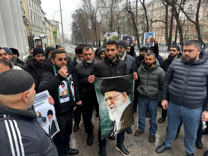 شیعیان و دوستداران ایران در مسکو شهادت امام خامنه ای را تسلیت گفتند
