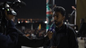 تصاویر/ اجتماع عظیم مردم بیکاه در محل یادمان شهید گمنام