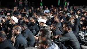 تصاویر/ اجتماع عظیم مردم بیکاه در محل یادمان شهید گمنام