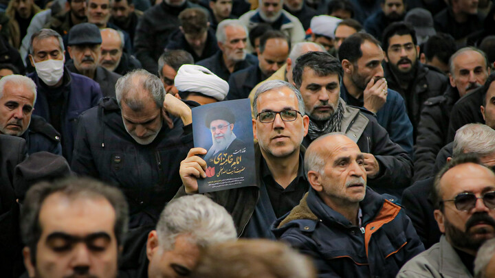 تصاویر/مراسم بزرگداشت امام شهید آیت الله سید علی حسینی خامنه ای در همدان