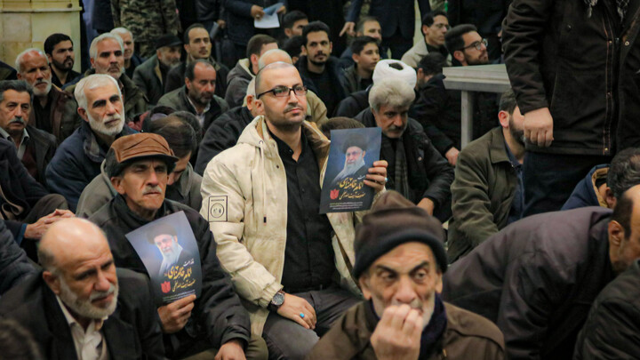 تصاویر/مراسم بزرگداشت امام شهید آیت الله سید علی حسینی خامنه ای در همدان