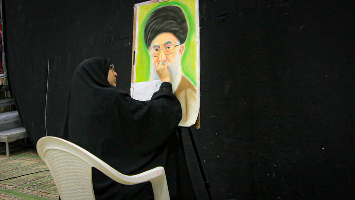 تصاویر/مراسم بزرگداشت امام شهید آیت الله سید علی حسینی خامنه ای در همدان