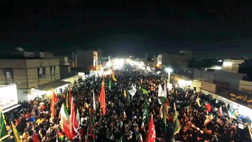 فیلم|تجمع عشائر عرب اهواز در بیعت با آرمان های انقلاب اسلامی